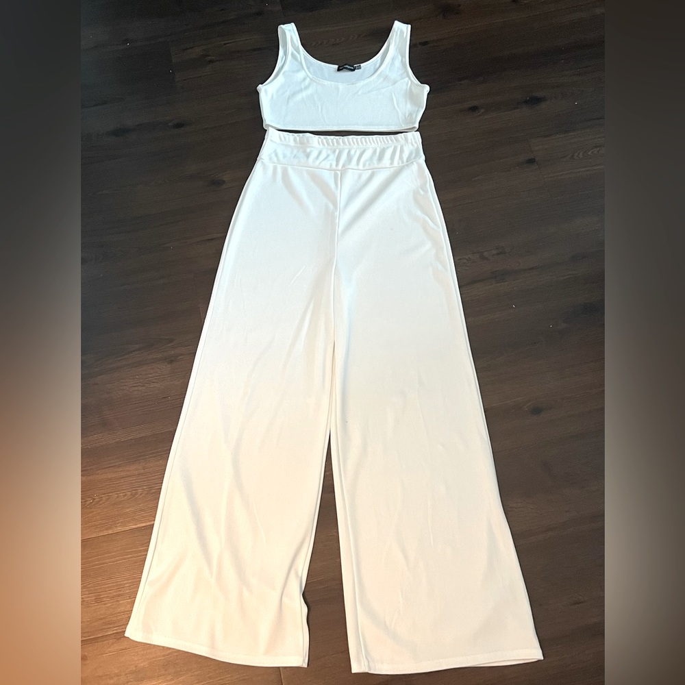 Pretty Little Things Crop Top & Wide Leg Pants